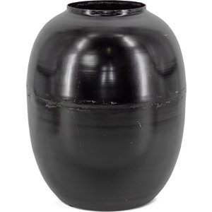 Kolony Vase métal noir