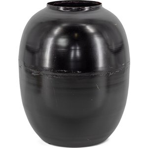 Kolony Vase Metall schwarz