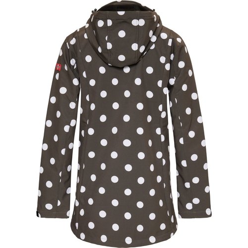 Nordberg Nordberg Polka Dot Half Ladies Softshell - Color Green - Size M