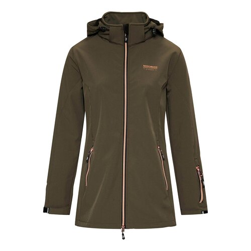 Nordberg Nordberg Irene Softshell Jas Dames - Kleur Legergroen- Maat S