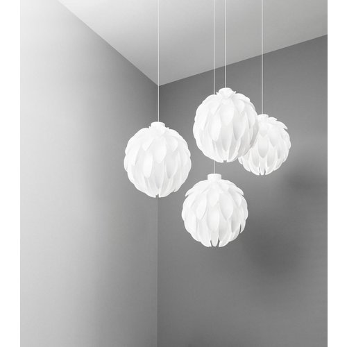 Normann Copenhague Norm 12 - Lampe suspendue - Ø60 cm - Blanc