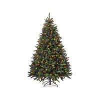 Royal Christmas® Künstlicher Weihnachtsbaum Washington 180 cm | Mehrfarbige LED-Beleuchtung