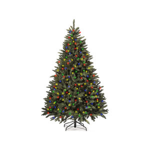 Royal Christmas Royal Christmas® Künstlicher Weihnachtsbaum Washington 180 cm | Mehrfarbige LED-Beleuchtung