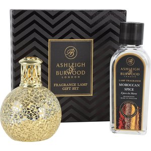 Ashleigh & Burwood Ashleigh & Burwood - Öl marokkanischer Gewürz 250 ml + Duftlampe kleiner Schatz - Geschenkset