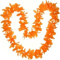 Oranje Hawaii Krans - Oranjefeest Koningsdag - EK/WK Voetbal