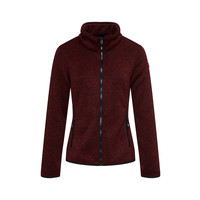 Nordberg Fria Fleece Vest - Bordeaux melange- Maat L