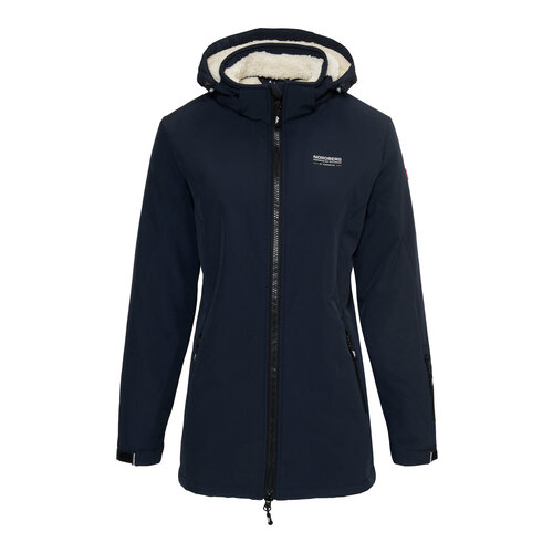 Nordberg Nordberg Teddy Winterjacke - Damen - Marine - Größe 4XL Nordberg Nordberg Teddy Winterjacke - Damen - Marine - Größe 4XL