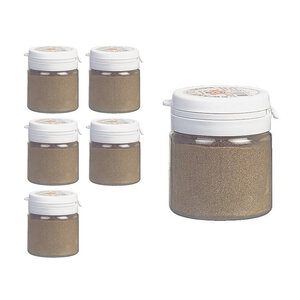 Opakowanie cukierków Value Pack - 6 słoików czarnej/białej soli, każdy po 25 gramów