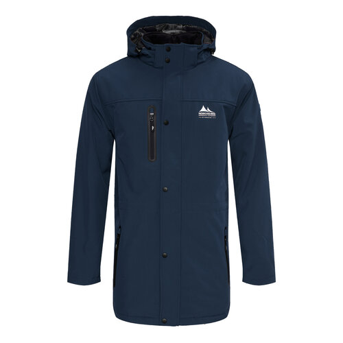 Nordberg Nordberg ANDRE - Lange Winterjas - Heren - Navy - Maat XXL Nordberg Nordberg ANDRE - Lange Winterjas - Heren - Navy - Maat XXL