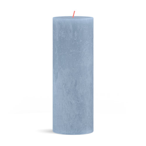 Bolsius Bolsius Stub candle Sky Blue - Ø68 mm - Height 19 cm - Blue - 85 burning hours