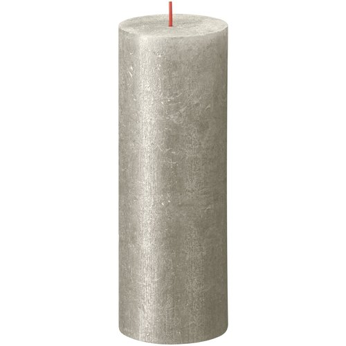 Bolsius Bolsius Stub candle Shimmer Champagne - Ø68 mm - Height 19 cm - 85 burning hours
