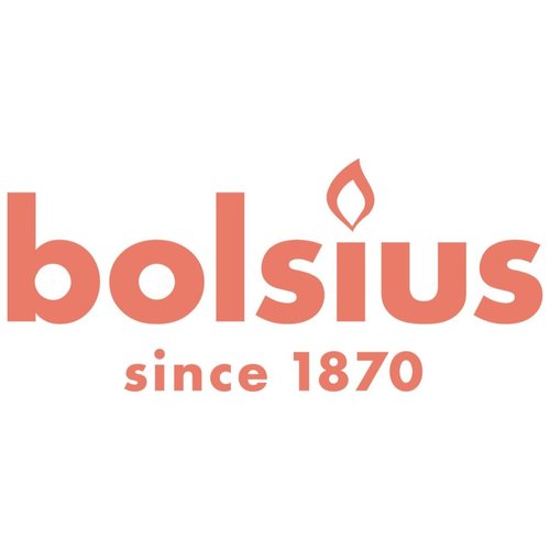 Bolsius Bolsius Stub Candle Shimmer Red - Ø68 mm - Hauteur 8 cm - Rouge - 35 heures de brûlage