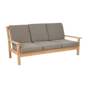 Lesliliving Lounge sofa teak 180 cm incl. Cushion Lesli Livingli Living