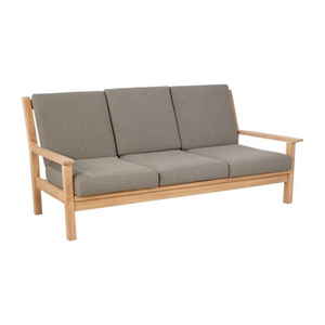 Lesliliving Loungebank teak 180 cm incl. kussen Lesli LivingLesli Living