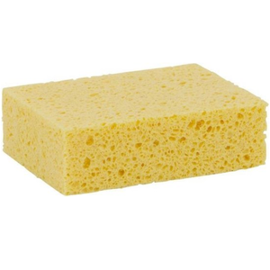 Viscose sponge yellow 14 x 11 x 3.5 cm - biodegradable sponges - Cleaning / kitchen items