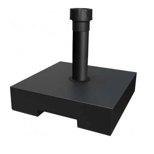 Pro Garden Pro Garden Parasolvoet Zwart | 30 kg Pro Garden Pro Garden Parasolvoet Zwart | 30 kg
