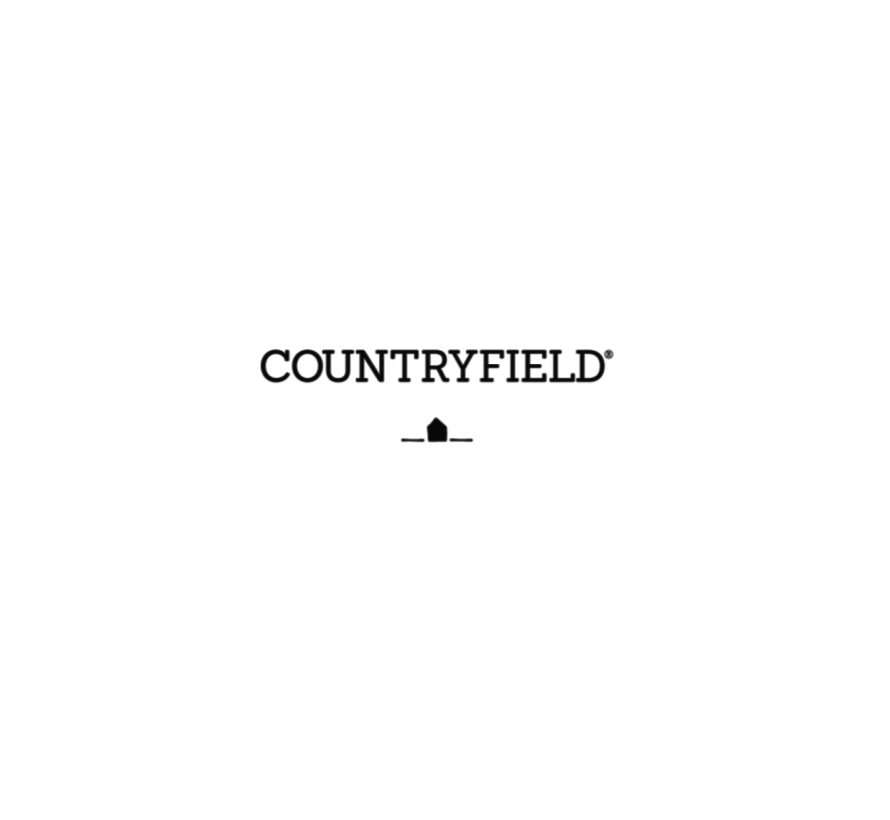 Countryfield Stompkaars met ribbel Crème Ø7 cm | Hoogte 15 cm