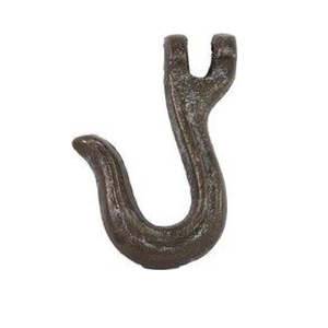 Decostar Hook - Wall hook - cast iron -9.5 cm - Rustic - Brown