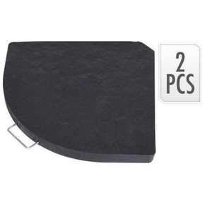 Ambiance Pied de parasol Poids polystone - 13 kg par dalle - lot de 2 pièces