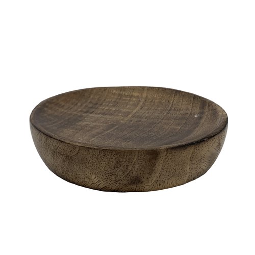 Wooden tray bowl soap tray round Ø10 cm