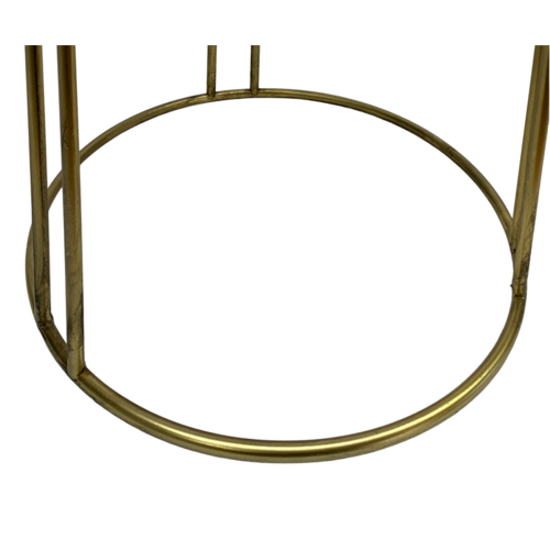 Countryfield Countryfield Side Table Altenburg Round Gold -gelöschtes ⌀39 cm - Höhe 75 cm