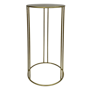 Countryfield Countryfield Side Table Altenburg Round Gold -gelöschtes ⌀39 cm - Höhe 75 cm