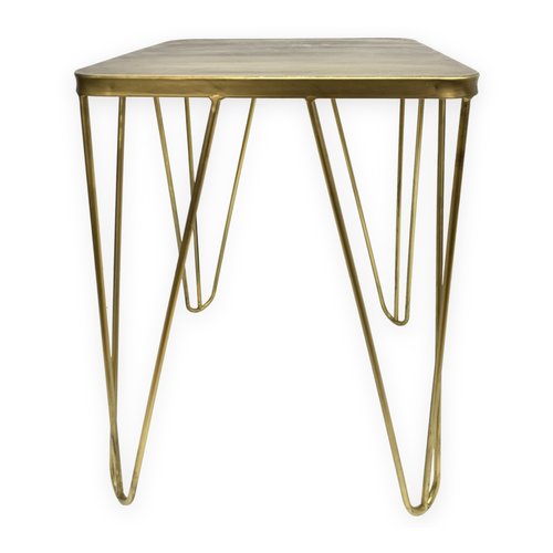 Countryfield Countryfield Side Table Perryville Metall Gold gefärbt 46 x 46 cm - Höhe 60 cm