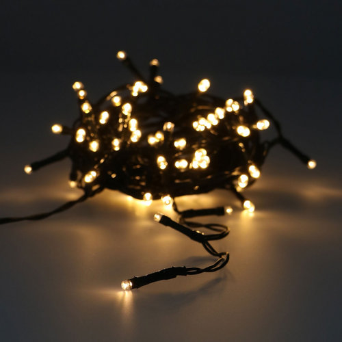 Weihnachtsbeleuchtung 80 LED Extra warmweiß 6 Meter - drinnen und draußen Weihnachtsbeleuchtung 80 LED Extra warmweiß 6 Meter - drinnen und draußen