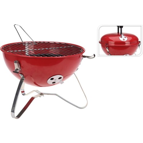 Wildnis Holzkohlegrill Bolform 37 cm - Farbe rot Wildnis Holzkohlegrill Bolform 37 cm - Farbe rot