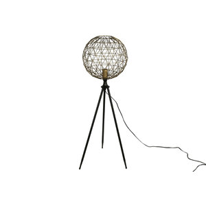 Countryfield Hanglamp Staande Lamp Miguel Brons 130 cm