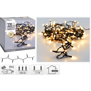 Éclairage LED blanc chaud 320 IP44 - 24 mètres