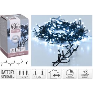 Oświetlenie LED Białe 48 LED IP44 - 3,5 metra Oświetlenie LED Białe 48 LED IP44 - 3,5 metra