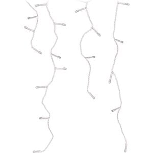 Sople świetlne 180 LED Ciepła biel 6 metrów