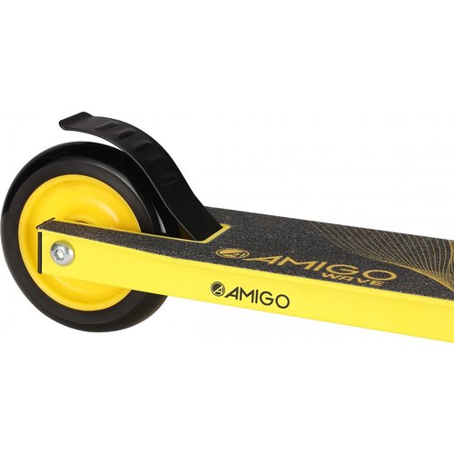 Amigo Amigo Wave Stuntstep - For boys and girls from 6 years - Yellow/Black