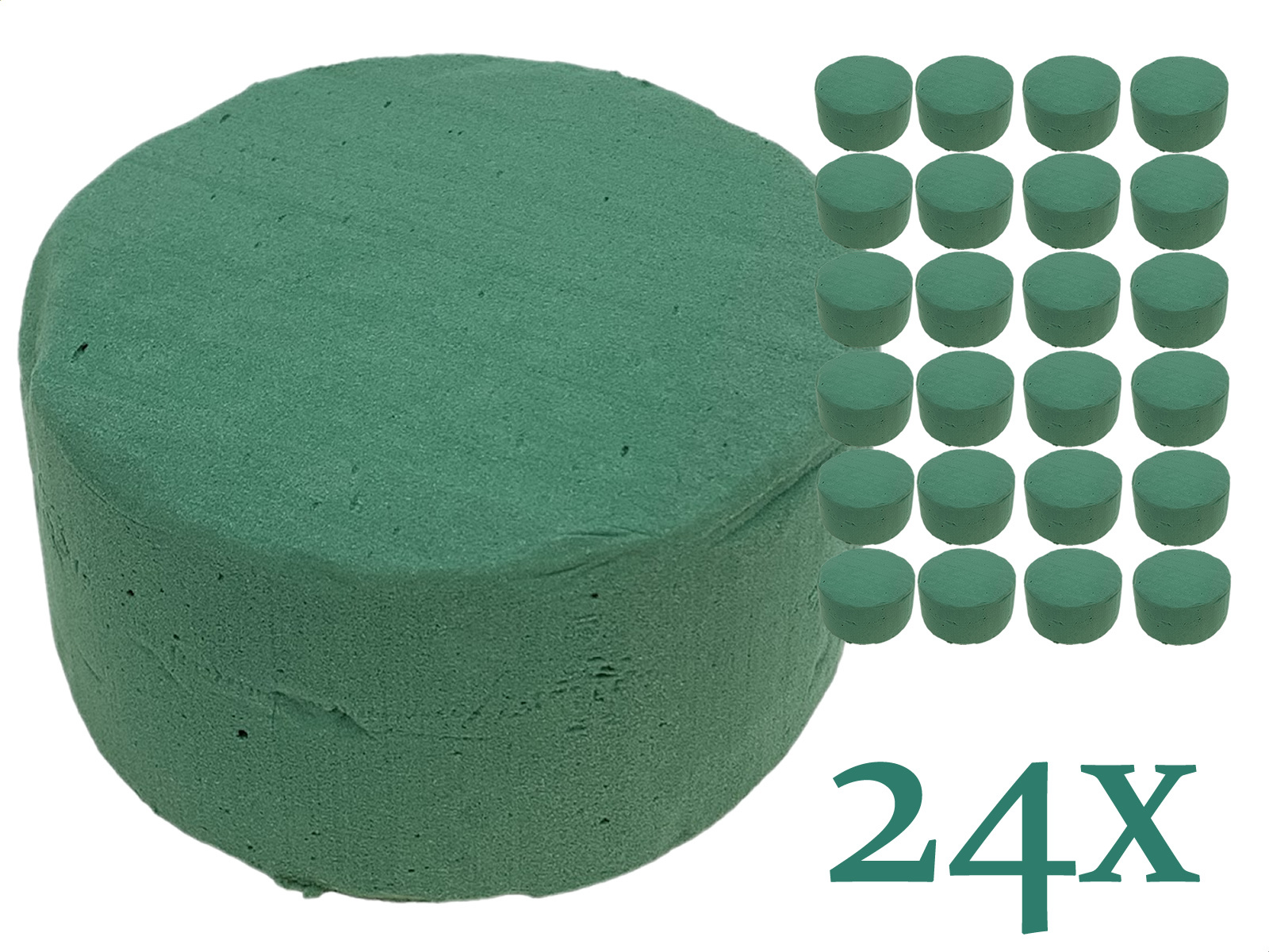 24x floral foam cylinder 14 x 7 cm Hobby & Leisure Creative