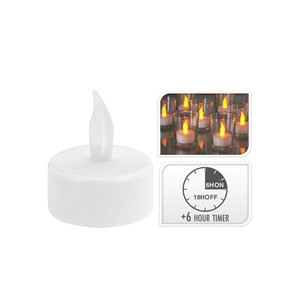 LED Tealight Tealight with Timer On Battery (Including) Pak A 4 Pieces