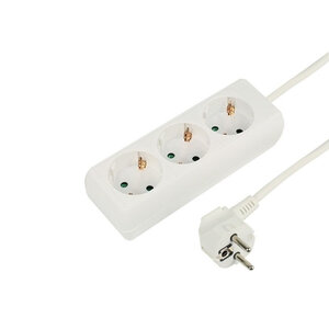 3-way table socket with earth contact – 5 meters – 3x1mm²