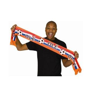 Oranje Sjaal EK/WK Voetbal - lengte 140 cm