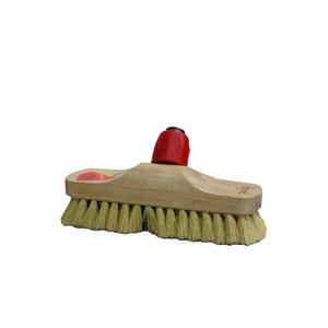 Wooden ladle 23 cm with handle holder – Sturdy hard brush