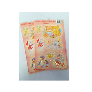 Pegatinas navideñas Pingüino Naranja 2 hojas Pegatinas navideñas Pingüino Naranja 2 hojas