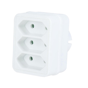 Euro Distribution Plug White 3 Mal