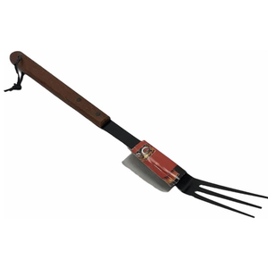 BBQ fork with wooden handle