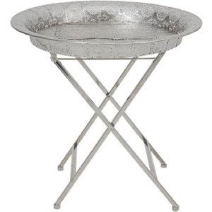 Mesa auxiliar de metal, plegable, Ø54 x 55 cm Mesa auxiliar de metal, plegable, Ø54 x 55 cm