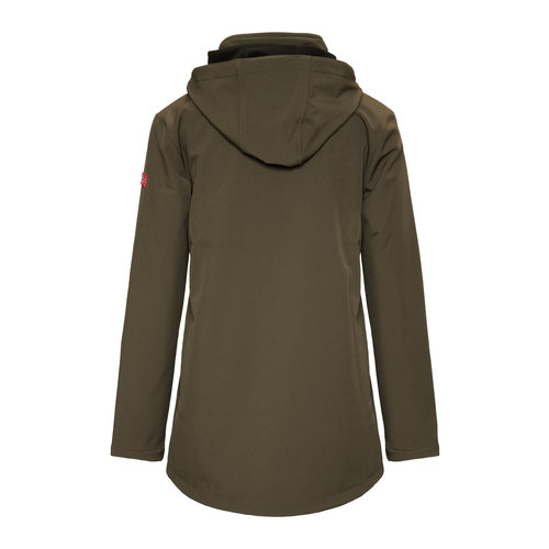 Nordberg Nordberg Iris - Softshell Outdoor Zomerjas Dames - Army - Maat L