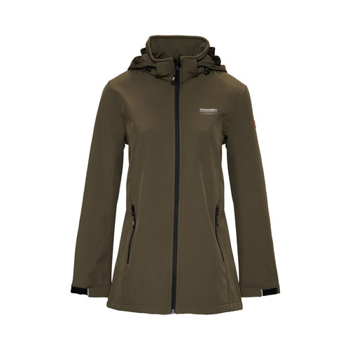 Nordberg Nordberg Iris - Softshell Outdoor Zomerjas Dames - Army - Maat XL