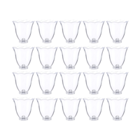 20 pieces Rosseto Liteware Blossom Bakje Cupje Plastic