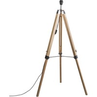 Lampenvoet 3-poot Naturel - Hout/Metaal - Verstelbaar 85 tot 125 cm