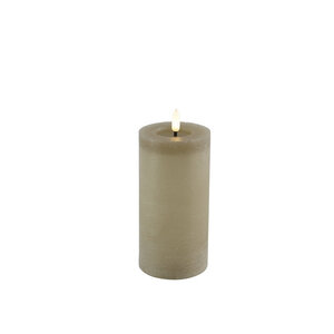 Countryfield Candela a colonna LED Countryfield rustica 15 cm - Beige