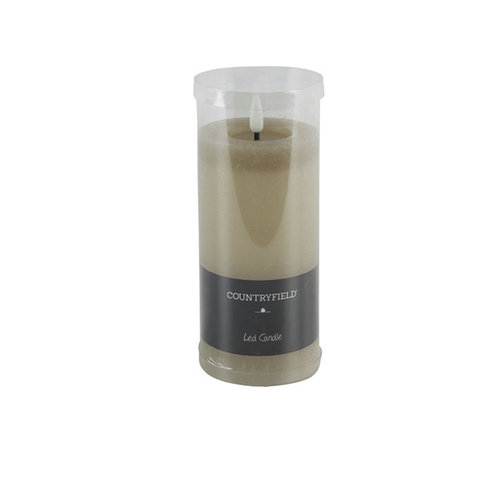 Countryfield Countryfield LED Stub candle Rustic 15 cm - Beige