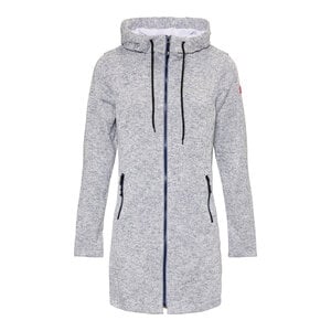 Nordberg Chaleco polar largo Nordberg Ada para mujer, azul claro, talla 3XL